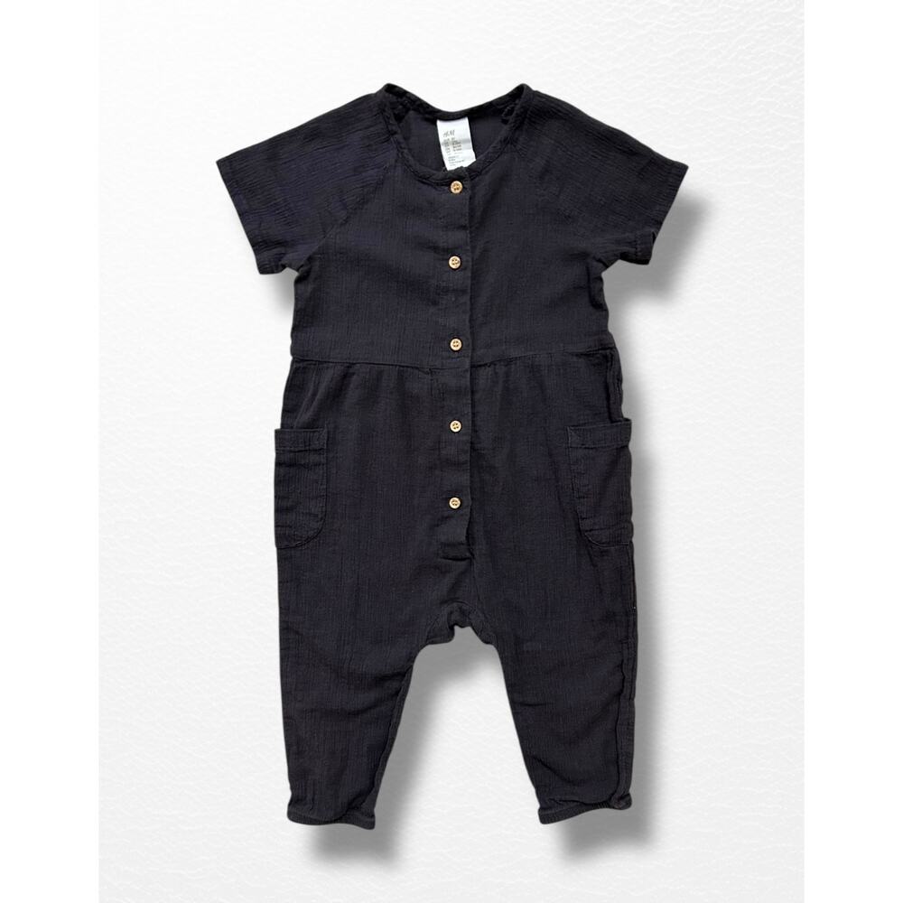 H&M Cotton Muslin Jumpsuit, 12 Months